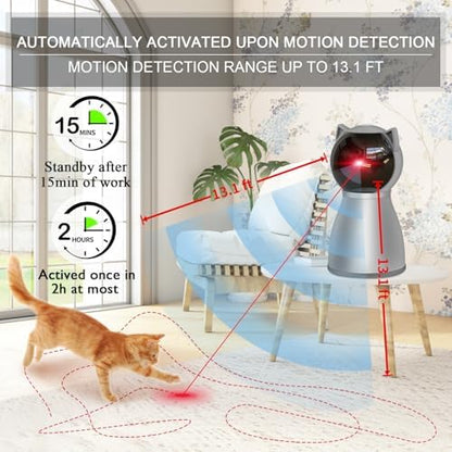 YVE Life Interactive Cat Toys Laser for Indoor Cats,Automatic Kitten Toys