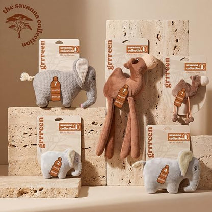 Premium Plush Dog Toy - Elephant Plush Dog Toy, Small Eco Friendly