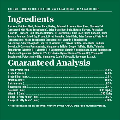 Nutro Natural Choice Adult Dry Dog Food, Chicken & Brown Rice Recipe, 13 lb