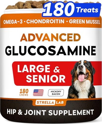 Advanced Glucosamine for Dogs, Collagen&Green Lipped Mussel - Joint Health