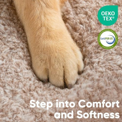 FUKUMARU Dog Bed, 37.4-Inch Large Orthopedic Dog Couch, Up to 55 lb