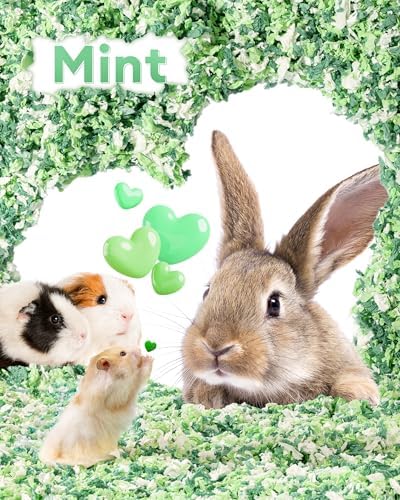 BUCATSTATE Hamster Bedding 15L, 99% Dust-Free Paper Bedding, Green