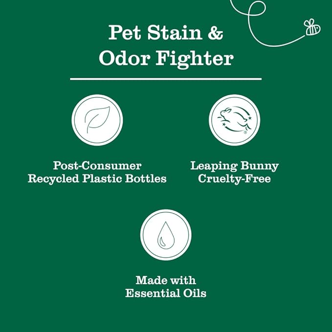 Mrs. Meyer's Clean Day Dog Care Kit, Includes 3in1 Dog Shampoo - White Peach, Dog Deodorizing Spritz - White Peach and Pet Stain & Odor Fighter - Coconut Leaf