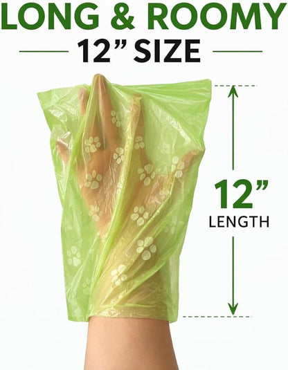 Dog Poop Bags 360 Count – Strong Leak-Proof, Easy Tear, Eco Friendly Biodegradable Waste Bags for Dogs & Cats - Sea Breeze