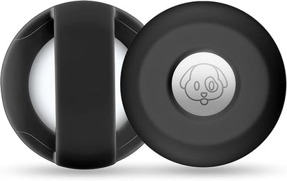 for Airtag Holder for Dog Collar, Cibaabo Silicone Air Tag Case Cover Compatible with Apple Airtags for 0.8-1.2inch Cat Pet Collar Harness Loop | for 0.8-1.2inch Pet Collar | doesn't dangle | Compact | Easy Installation | Compatible with Apple Airtags