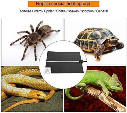 KABASI Reptile Heating Pad with Temperature Control, 14W 11x11inch