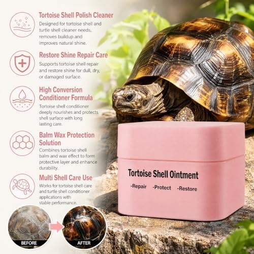 Tortoise Shell Conditioner Balm – Turtle Shell Moisturizer for Dry Shell Care & Treatment, Reptile Shell Balm 50 g