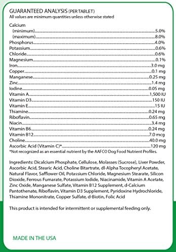Healthy Breeds Chow Chow Multi-Tabs Plus Chewable Tablets 365 Count