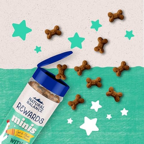 Natural Balance Rewards Minis, Training Treats for Dogs, Chicken, 5.3 oz