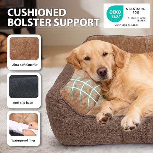 Orthopedic Dog Bed for Large Dogs, Supportive Dog Couch Bed