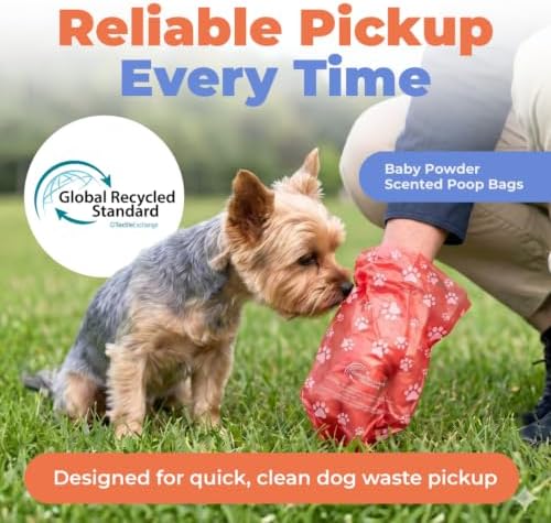 Best Pet Supplies GRS Poop Bags for Dogs - Mixed Colors, 150 Count