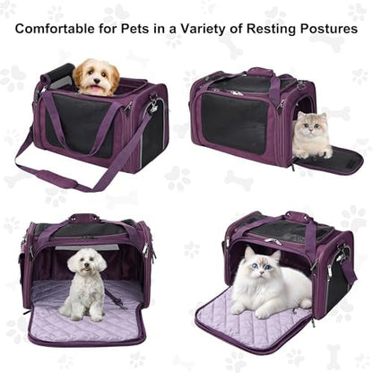 EliteField Deluxe Soft Pet Carrier for Cats and Dogs (3-Year Warranty)