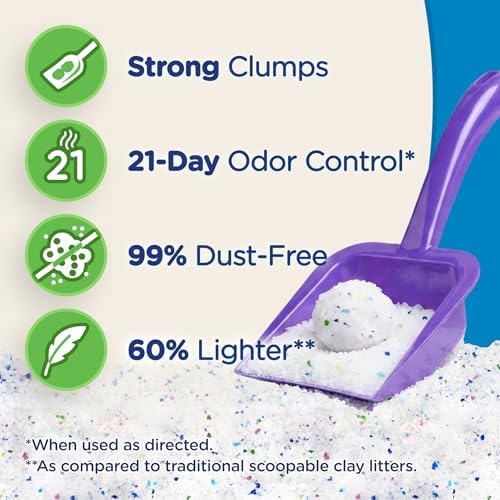 Ultra by Cat's Pride Clumping Micro Crystals Litter, Fragrance Free, 15lb