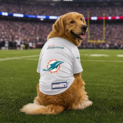 Littlearth NFL Miami Dolphins Stretch Pet Jersey,X-Large