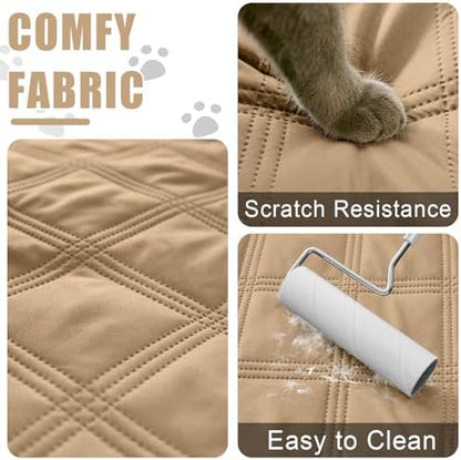 Smiry Waterproof Dog Bed Cover, Reversible Pet Blanket for Sofa Couch