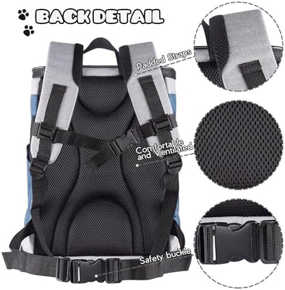 Jespet Soft Pet Carrier Outdoor Backpack for Small Dog
