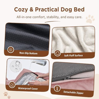 Comfort Expression Waterproof Orthopedic Dog Beds for Large Sized Dog