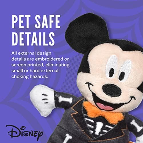 Disney for Pets Mickey and Friends Halloween Mickey Plush Dog Toy, 9 Inch