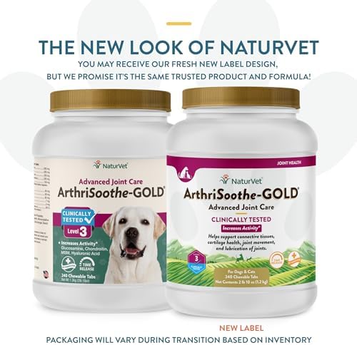 NaturVet Advanced Joint Care Supplement, Dogs & Cats, 240ct