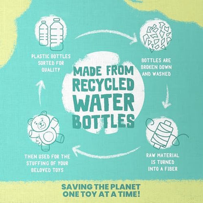 SNUG AROOZ Holly the Turtle Dog Toy with Repair Patch - Ugly Christmas Sweater - Soft & Squeaky Plush for Holiday - Eco-Conscious - for All Dog Breeds