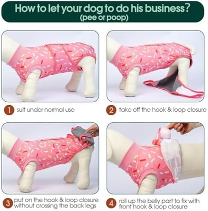 Kuoser Recovery Suit for Dogs After Surgery, Female Dog Onesie for Surgery