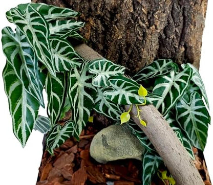 Woyrise Fake Reptile Plants for Terrarium,Tank Decor, Artificial Plant