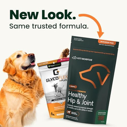 VetriScience Ultimate Strength Healthy Hip & Joint for Dogs, Bacon, 120ct
