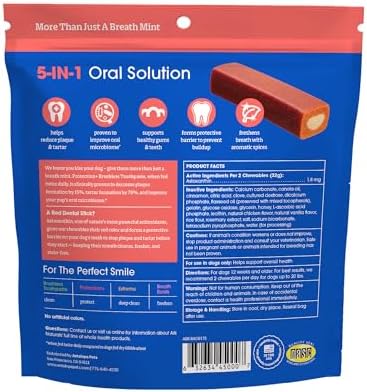 Ark Naturals Protection+ Brushless Toothpaste Chews - Small Breeds (20 ct)