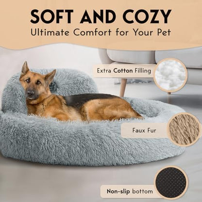 XL Dog Beds for Large Sized Dog - 45'' Extra Large Dog Bed, Washable, Soft