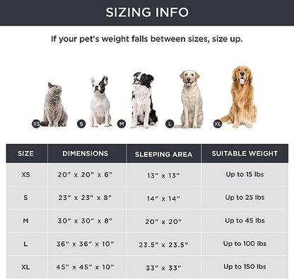 Bedsure Calming Dog Beds Large Sized Dog Donut Washable Pet Bed,36in Coffee