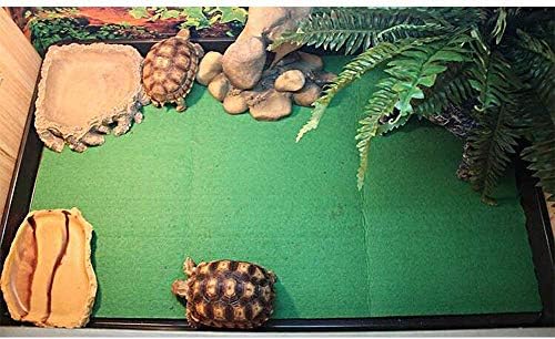 Tfwadmx Reptile Carpet Mat Pet Terrarium Liner Cage Mat Substrate Liner Bedding Reptile Supplies for Terrarium Lizards Snakes Bearded Dragon Gecko Chamelon Turtles Iguana (70.87"X23.6")