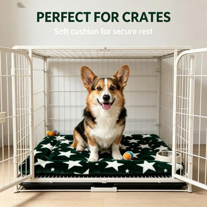 Dog Bed Mat - Reversible Dog Crate Bed Mats, Soft & Breathable Kennel Pad, Durable Crate Bed for Small Medium Large Dogs & Cats