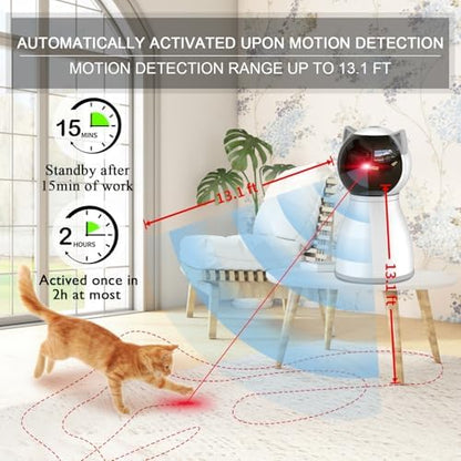 YVE LIFE Interactive Cat Toys Laser for Indoor Cats,Automatic Kitten Toys