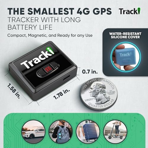 Tracki GPS Tracker for Vehicles, 4G LTE, Real-Time Tracking (+ Mini Box)
