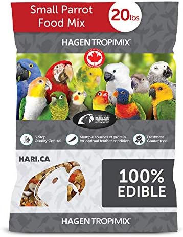 Hari Hagen Tropimix Enrichment Food for Small Parrots, 20 lb. (9.07 kg)