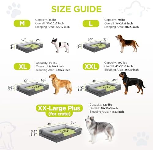 Waterproof Orthopedic Dog Bed for Extra Large Sized Dogs