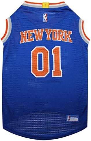 Pets First NBA NEW YORK KNICKS DOG Jersey, X-Large - Tank Top Basketball Pet Jersey