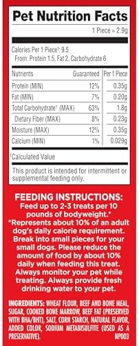 Milk-Bone MaroSnacks Small Dog Treats with Real Bone Marrow, 6 Boxes