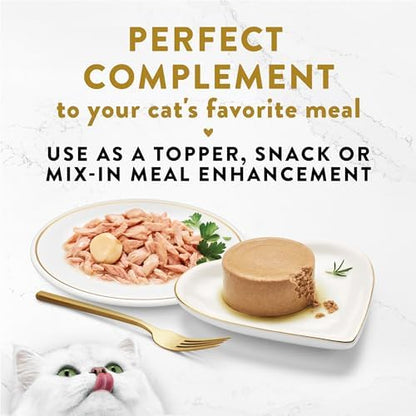 Purina Fancy Feast Appetizers, Tuna with Scallop Topper, 1.1 oz, 10-Pack