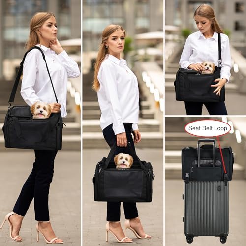 EliteField Deluxe Soft Pet Carrier for Cats and Dogs (3-Year Warranty)