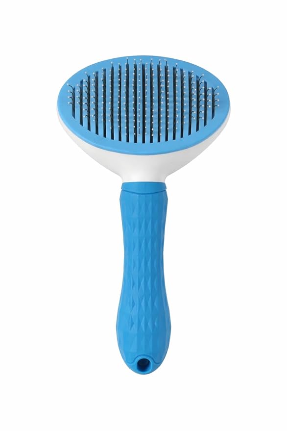 Self-Cleaning Pet Deshedding Brush for Dogs and Cats