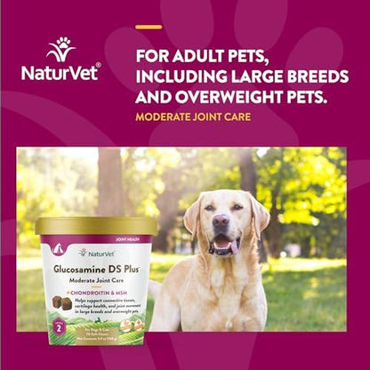 NaturVet Moderate Joint Care with Chondroitin & MSM, Dogs & Cats, 70ct