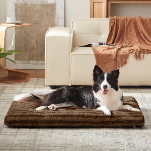 FURTIME Washable XL Dog Bed for Extra Large Dogs, Deluxe Dog Crate Beds