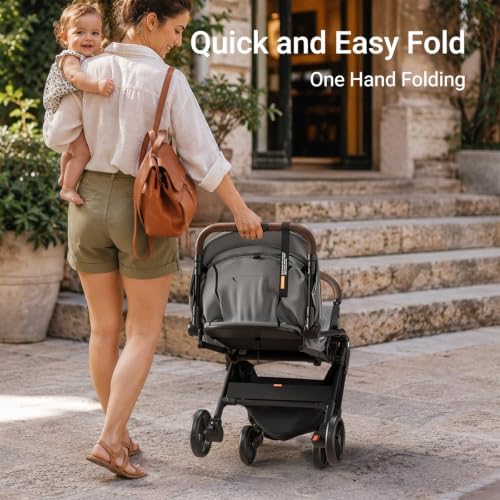 Mamazing Ultra Air Lightweight Baby Travel Stroller with Carbon Fiber Frame