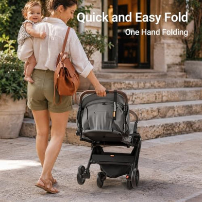 Mamazing Ultra Air Lightweight Baby Travel Stroller with Carbon Fiber Frame