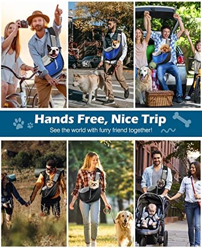 Pawaboo Pet Sling Carrier for Small Dogs Cats