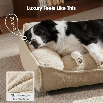 FURTIME Orthopedic Dog Bed Large Sized Dog, Extra Washable Dog Couch 38"