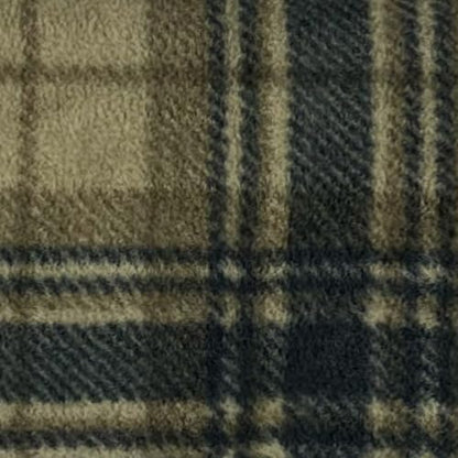Pet Passion Preston II - The Polar Fleece Coat, Recycled Polar Fleece Warm Dog Jacket for Cold Weather for Small, Medium, Large Dogs, Olive Chesterfield Plaid, X-Large (55-80 lbs)
