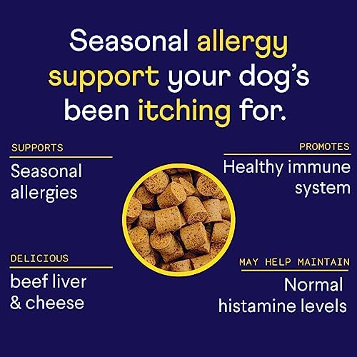Finn Allergy & Itch Soft Chews for Dogs - Colostrum & Bee Propolis - 90 Ct