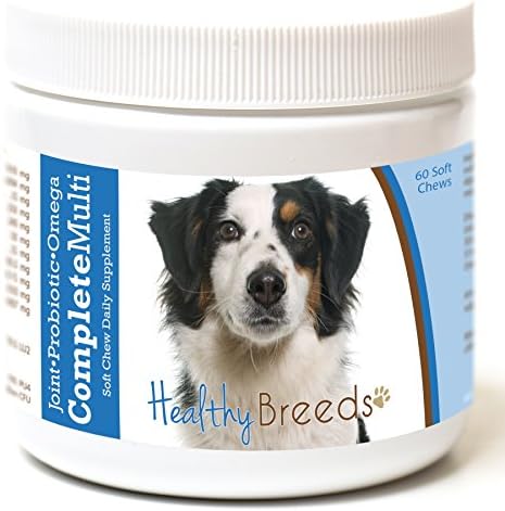 Healthy Breeds Miniature American Shepherd All In One Multivitamin Soft Chew 60 Count